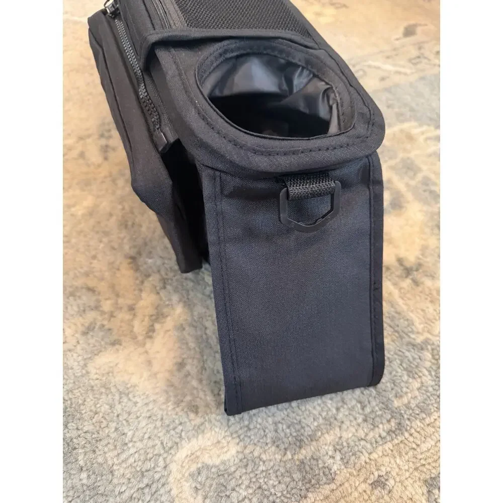 Momcozy Black Insulated Bottle Holder Stroller Organizer Detachable Bag NEW